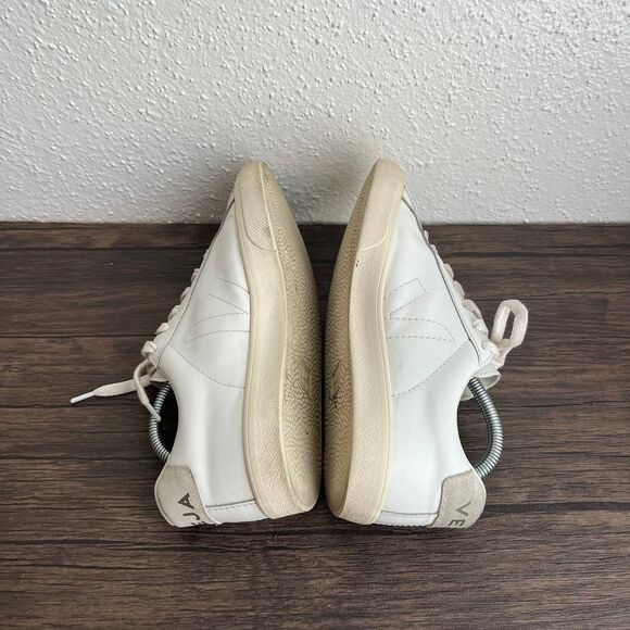 Veja White Cream Sneakers - Picture 5 of 8